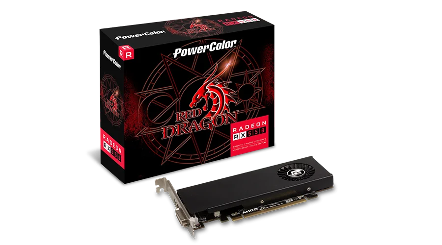 PowerColor Red Dragon Radeon RX 550 4GB GDDR5 Perfil bajo
